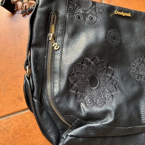 Desigual Black Hobo Bag - Picture 2 of 7
